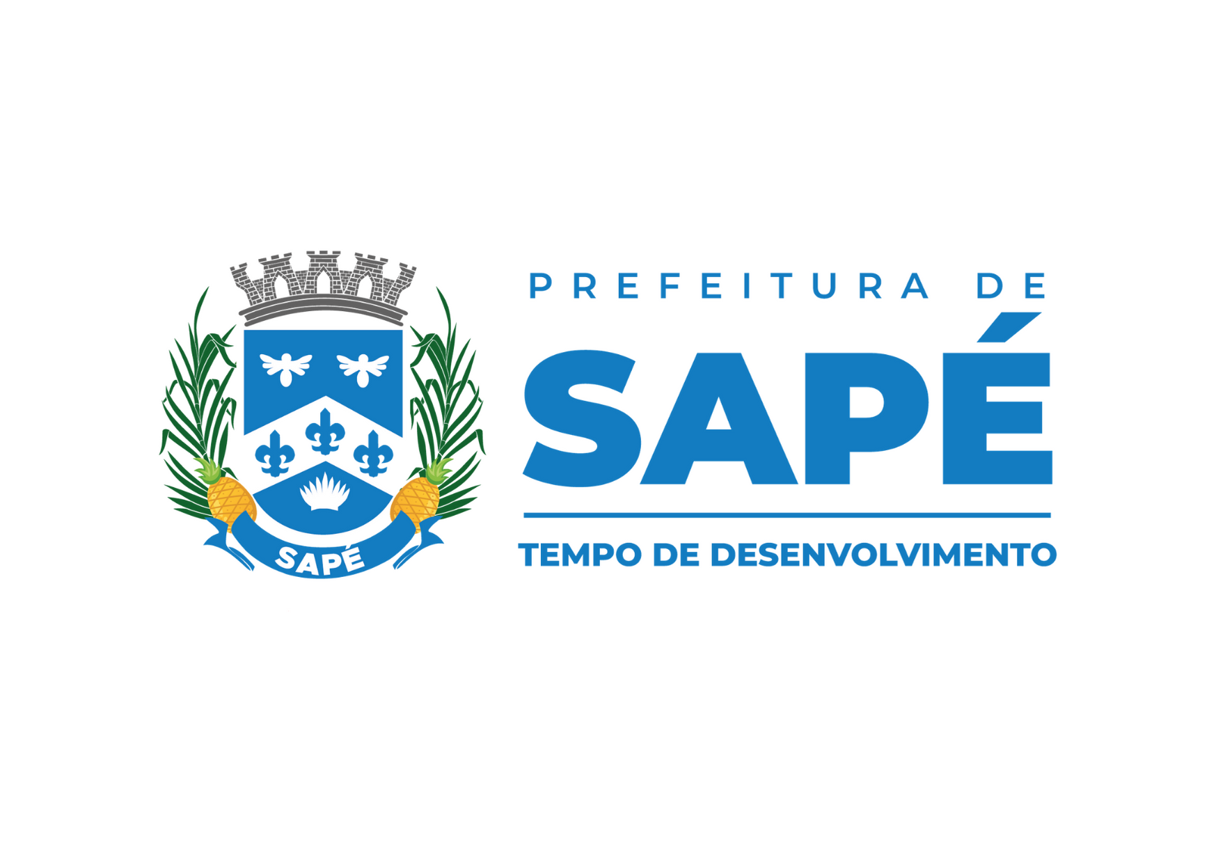 Prefeitura de Sapé ganha nova logomarca com brasão da cidade e adota cores da bandeira, garantindo impessoalidade e economia