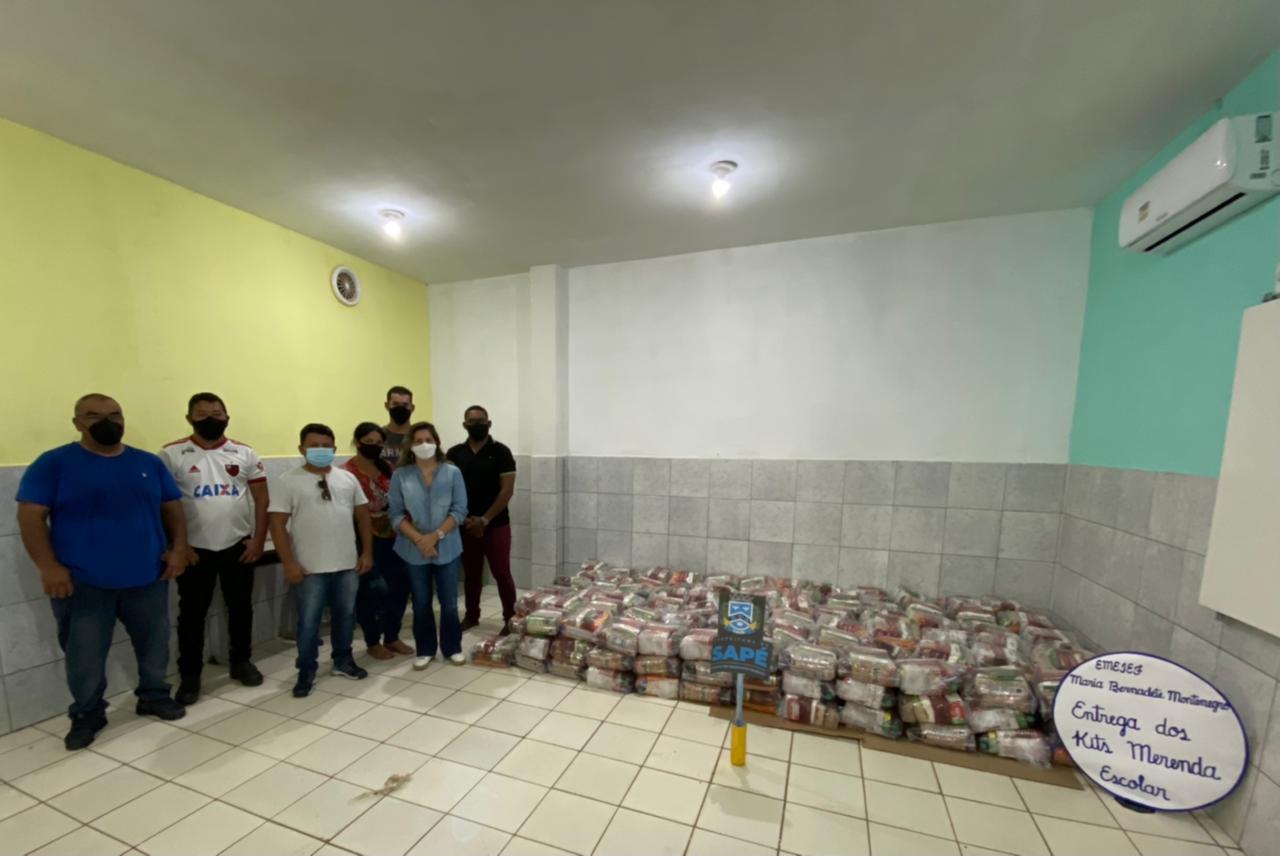 Prefeitura de Sapé entrega cestas básicas para mais de sete mil alunos matriculados na rede municipal