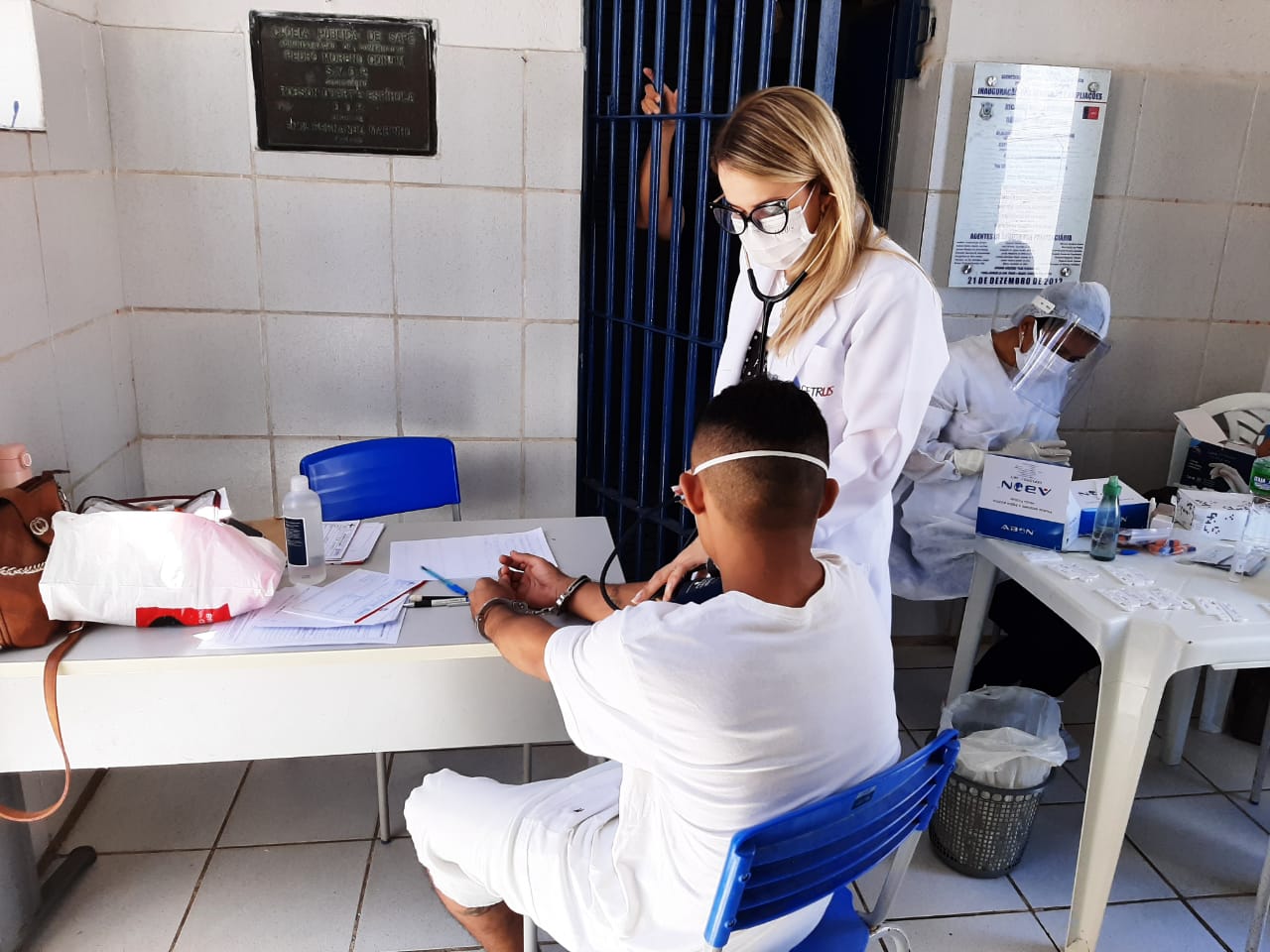 Detentos de Sapé recebem atendimento médico em Presídio Regional