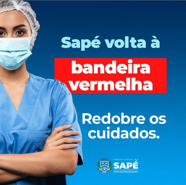 Novo decreto aumenta restrições para conter casos da covid-19 em Sapé