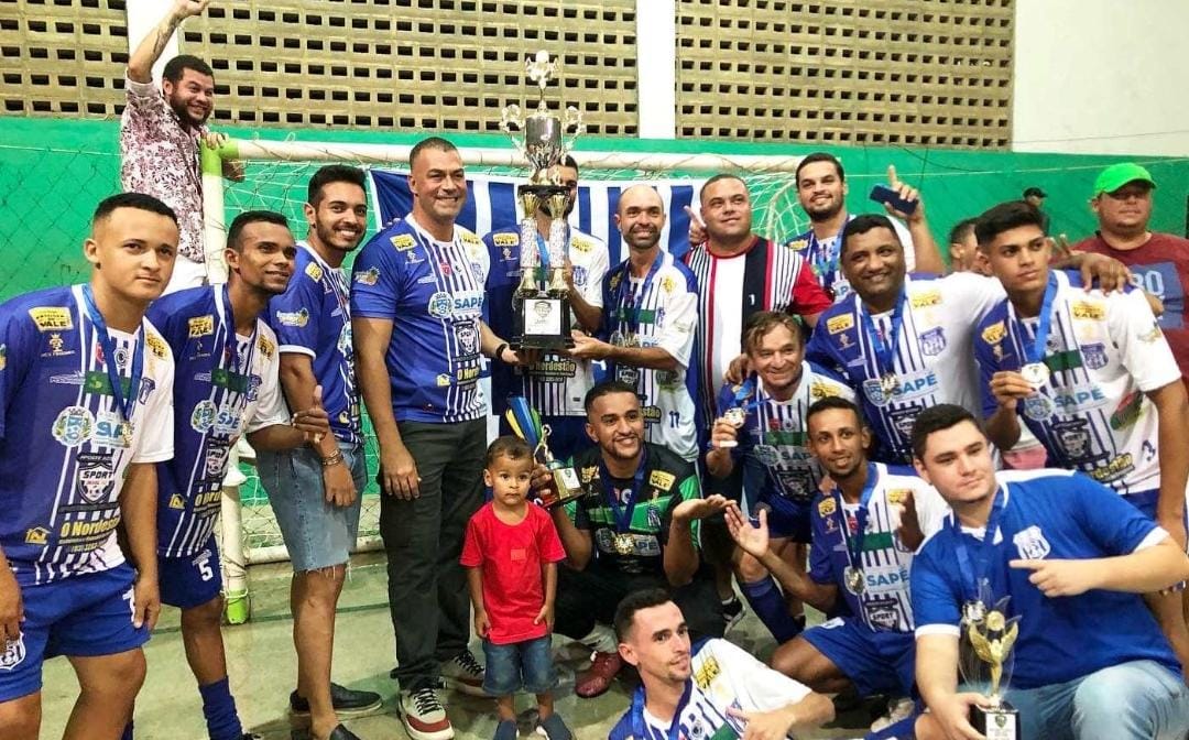 Equipe de Sapé vira jogo e torna-se campeã da 4ª Copa Paraíba de Futsal