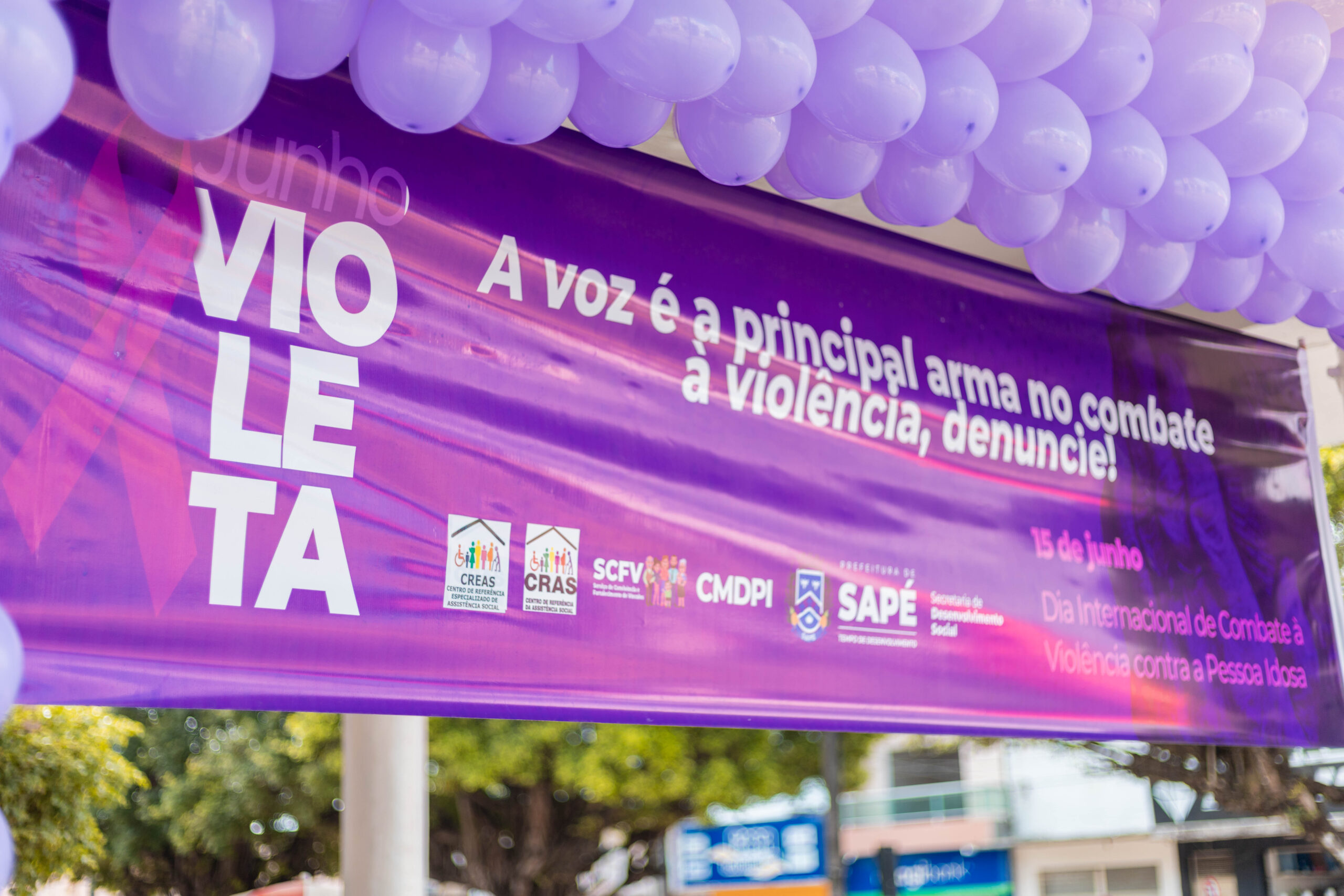 Prefeitura de Sapé promove ação educativa no Dia Mundial de Conscientização da Violência Contra a Pessoa Idosa