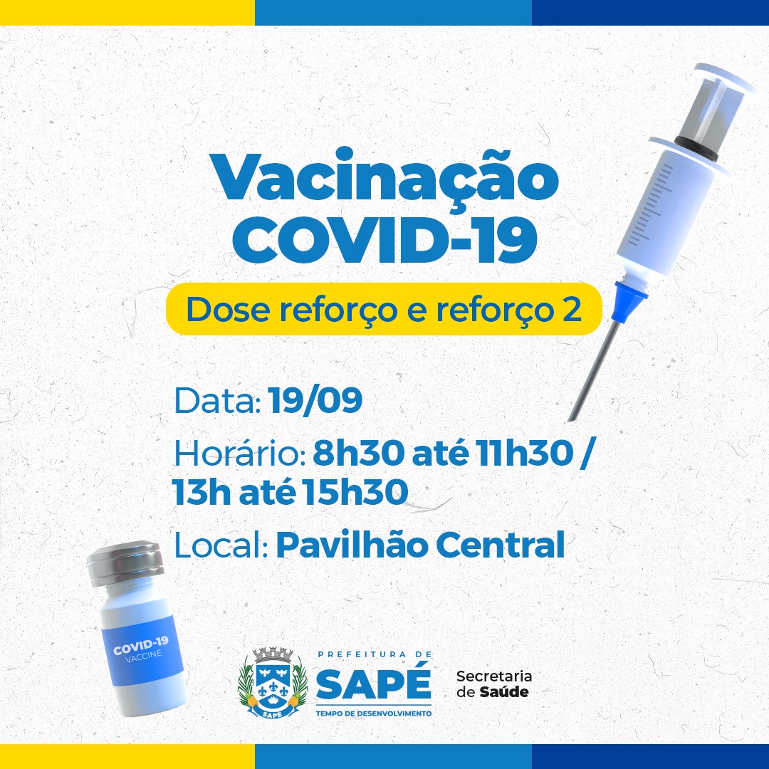 Prefeitura realiza mutirão para intensificar vacinação contra covid-19