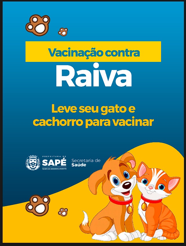 Prefeitura de Sapé inicia na zona rural vacinação contra raiva em animais de estimação