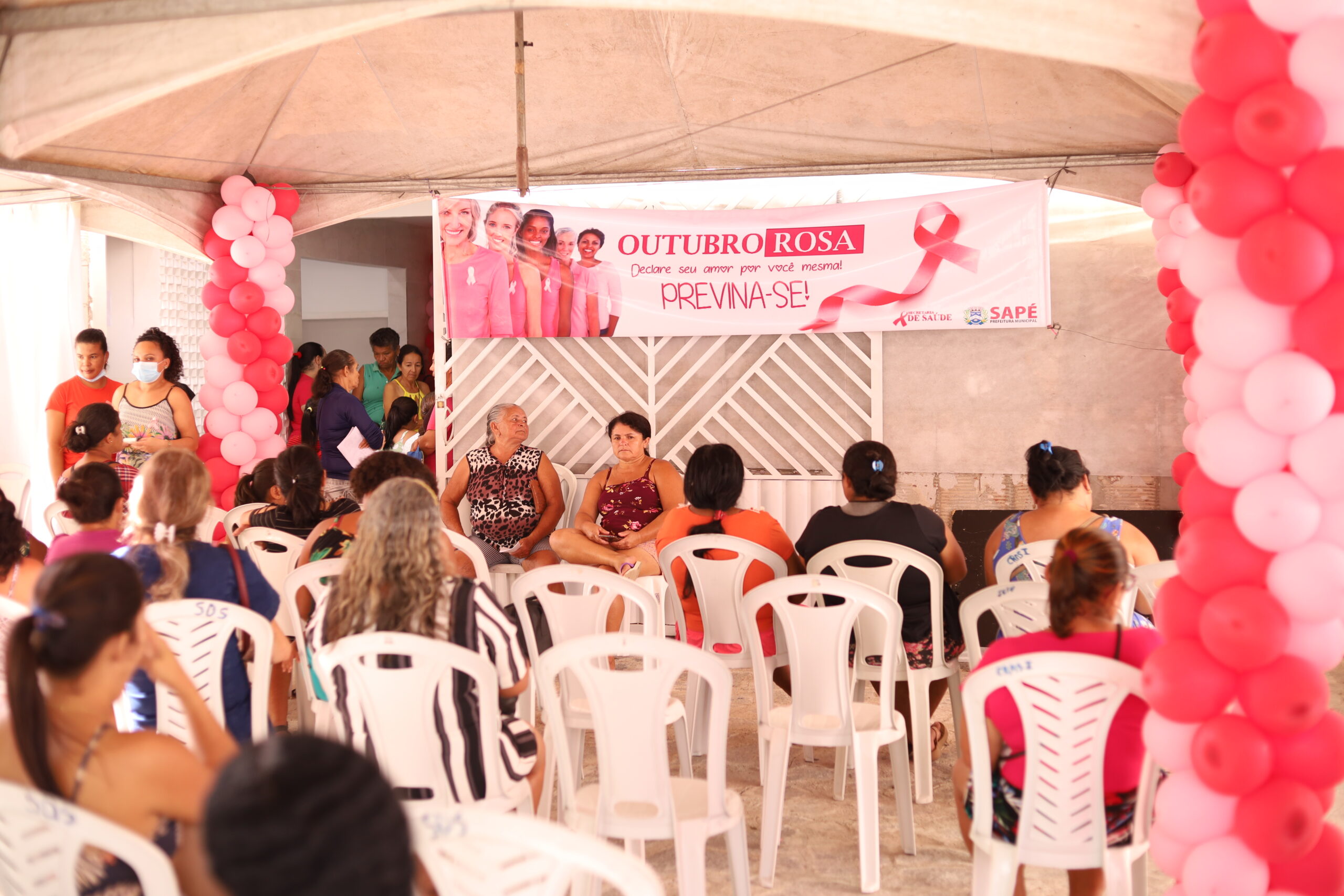 Secretaria de Saúde faz alerta às mulheres de Sapé sobre importância do autoexame