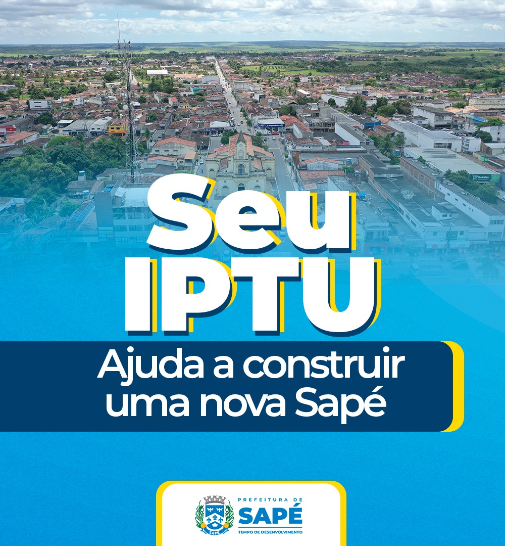 Boletos referente ao IPTU 2022 já podem ser emitidos no site da Prefeitura