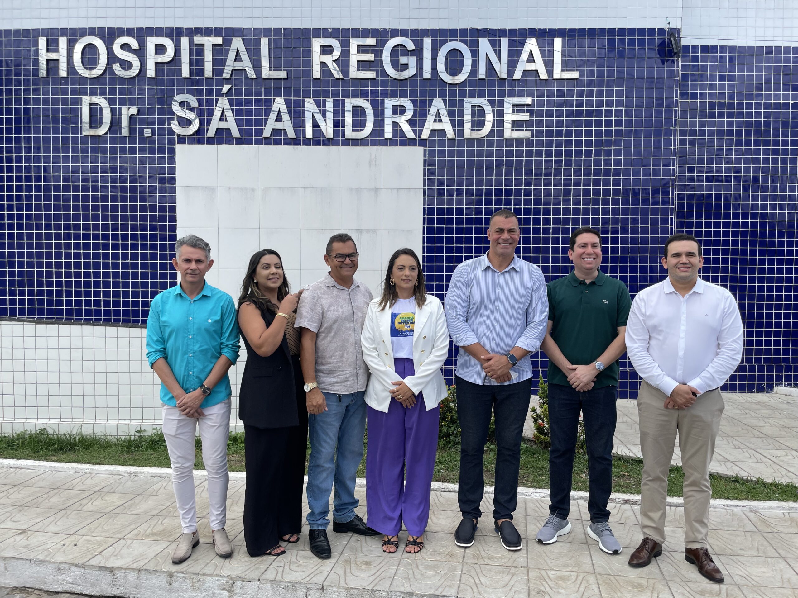 Secretário de Saúde do Estado visita Sapé e garante equipamentos para Hospital Sá Andrade